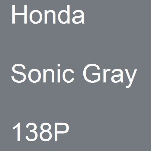 Honda, Sonic Gray, 138P.